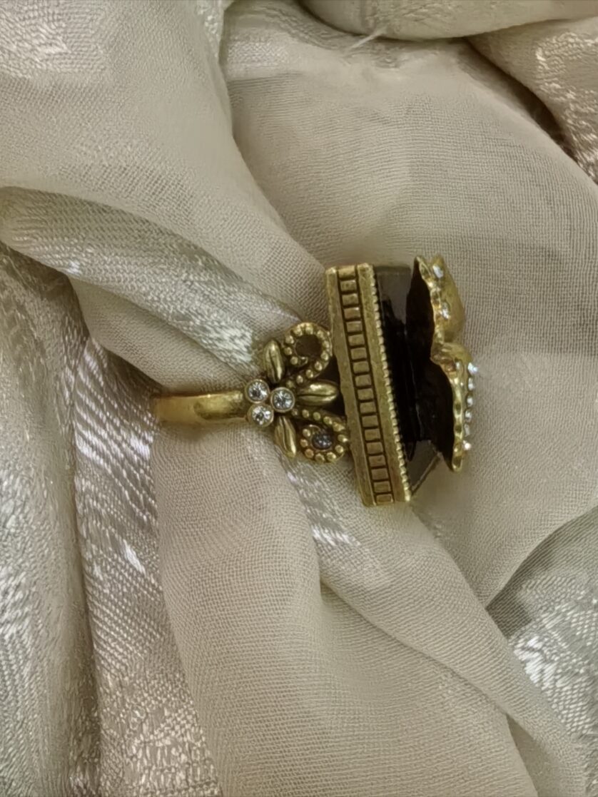 Square butterfly ring - 图片 2