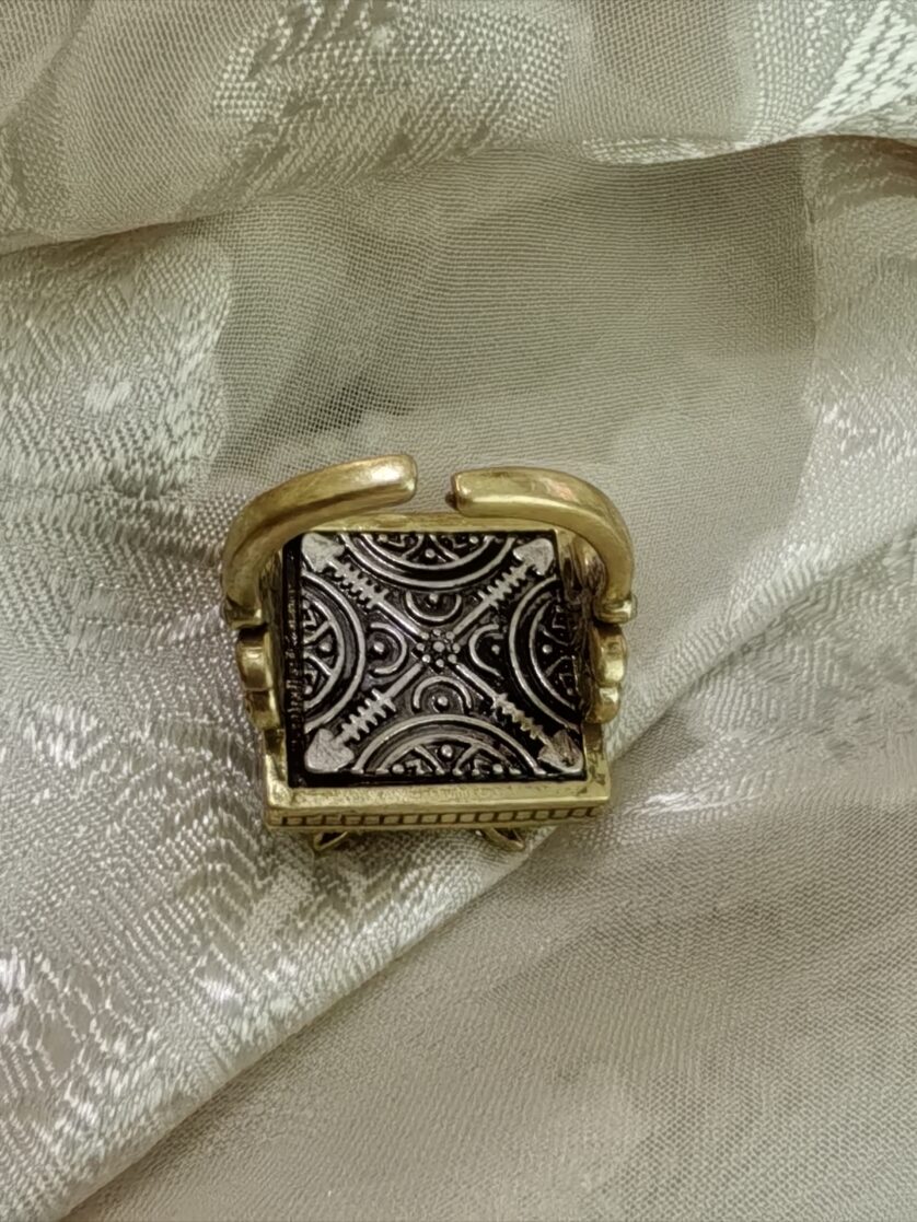 Square butterfly ring - 图片 3