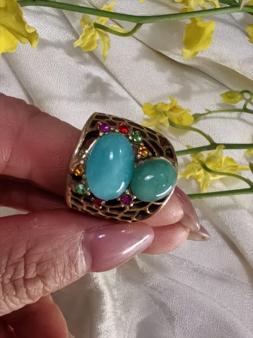 BULE STONE RING