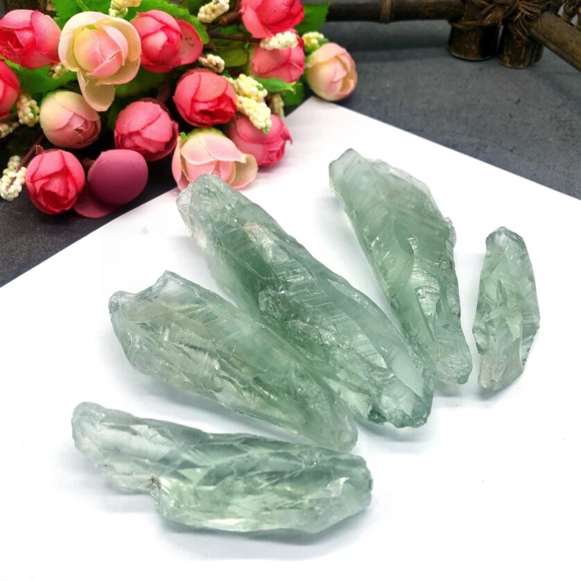 Natural green crystal