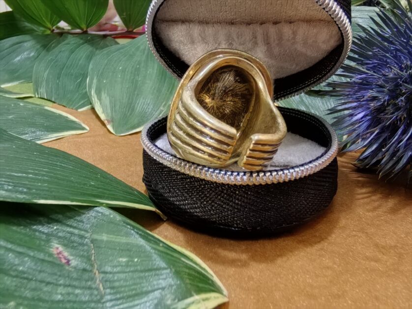 Blue Cat's Eye Ring - 图片 3