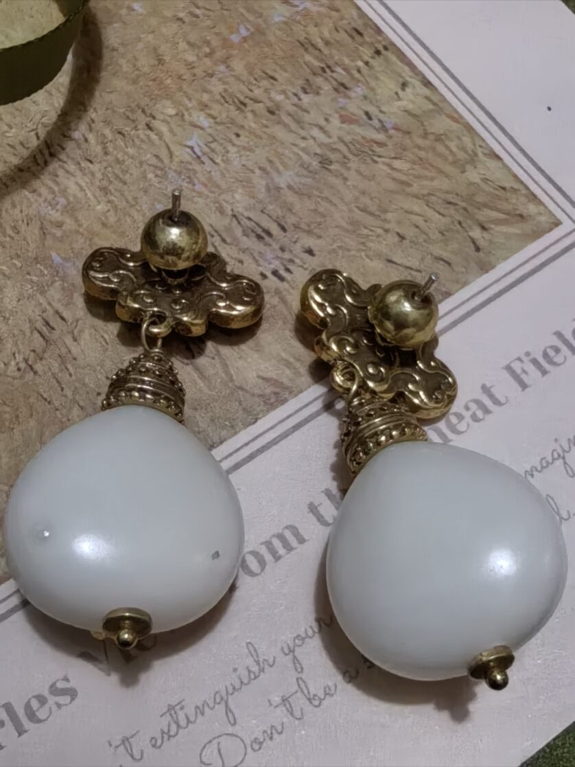 Natural Agate Earrings - 图片 3